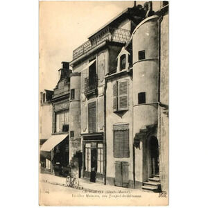 Chaumont Haute-Marne Vieilles Maisons Rue Toupot-De-Beveaux Postcard
